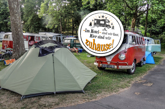 Magnet ''Im Hotel sind Gast.. zuhause'' 8x8x0,3cm