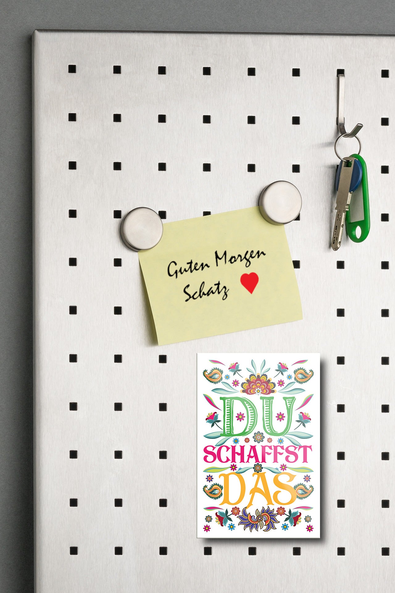 Magnet ''Du schaffst das'' 9x6x0,3cm