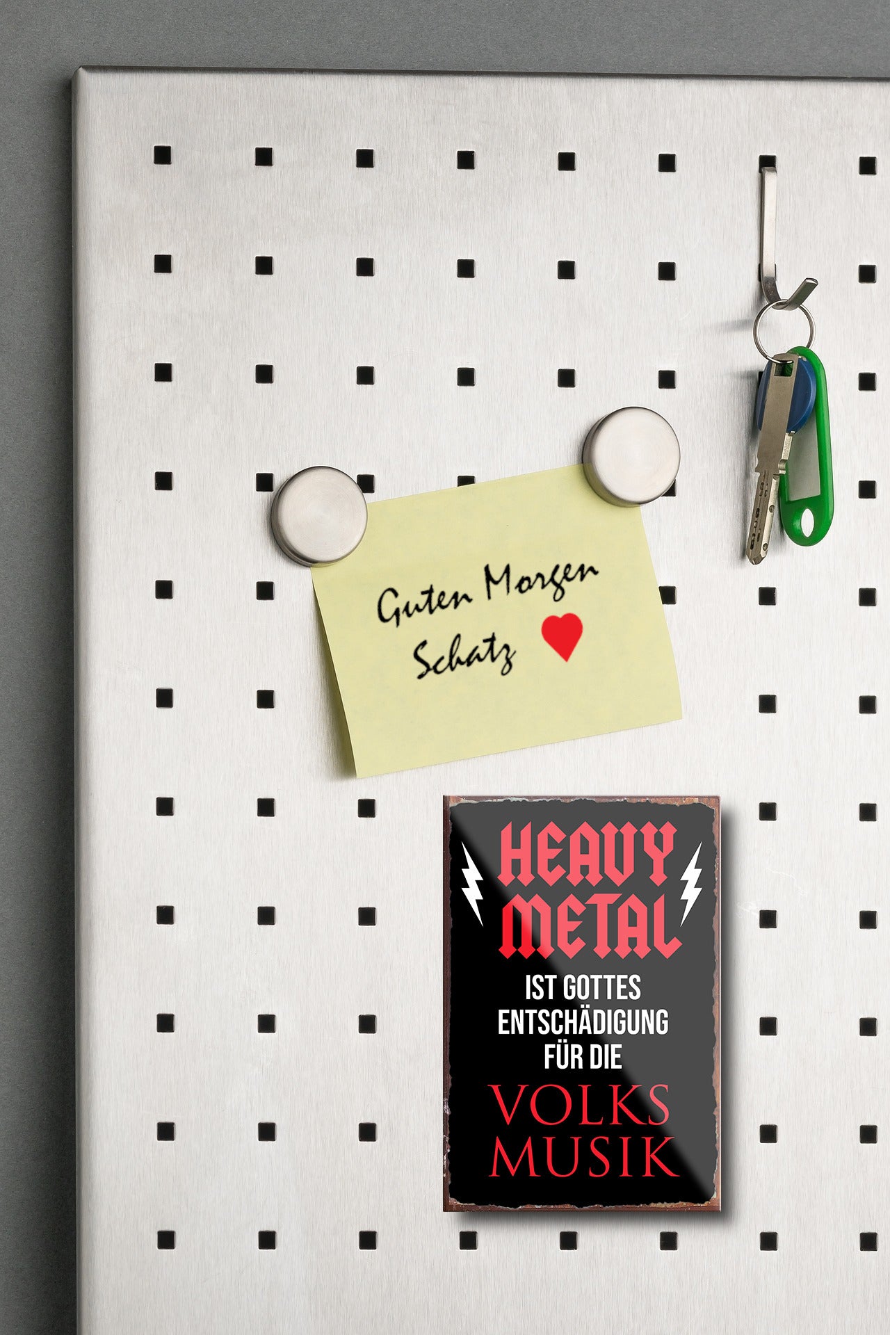 Magnet ''Heavy Metal'' 9x6x0,3cm