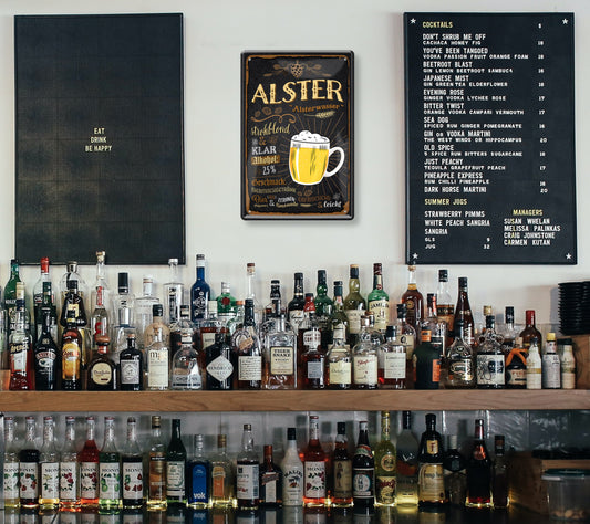 Blechschild ''Alster'' 20x30cm