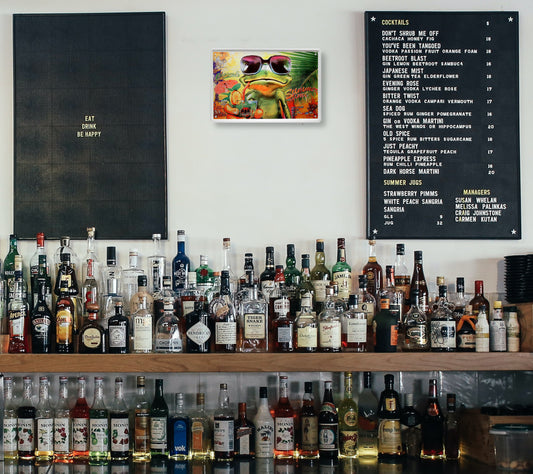 Blechschild ''Mojito Frosch'' 20x30cm