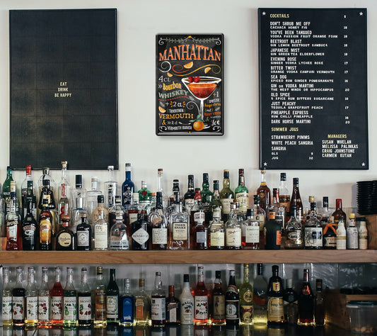 Blechschild ''Manhatten'' 20x30cm