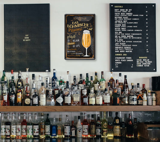 Blechschild ''Das Böhmisch Pilsner ohne Flasche'' 20x30cm