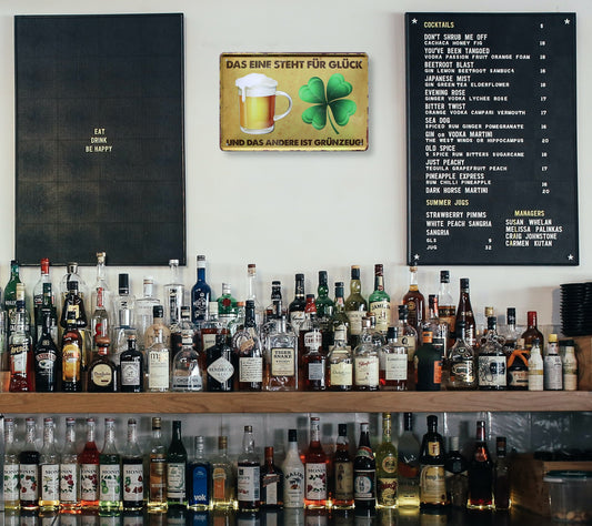 Blechschild ''Bier Kleeblatt'' 20x30cm