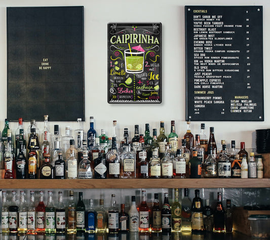Blechschild ''Caipirinha'' 20x30cm