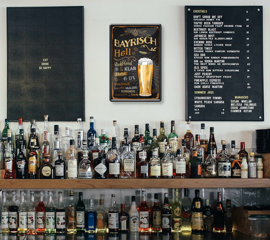 Blechschild ''Bayrisch Hell'' 20x30cm