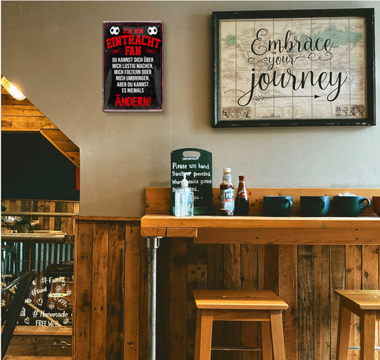 Blechschild ''Eintracht Fan ´20'' 20x30cm