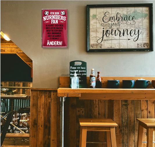 Blechschild ''Nürnberg Fan ´20'' 20x30cm