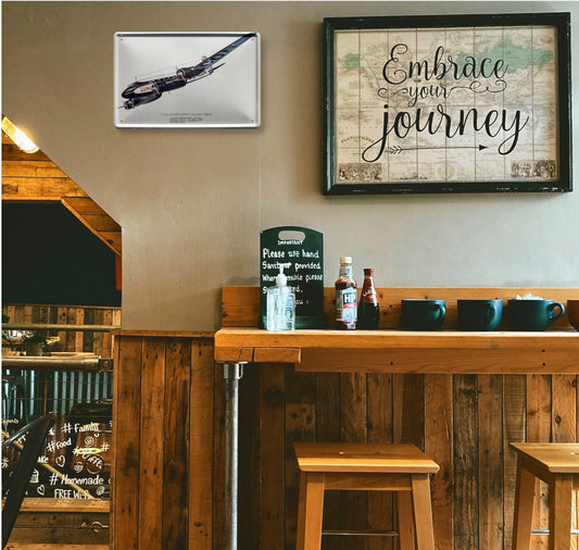 Blechschild ''Focke-Wulf Fw 200 S-1'' 20x30cm