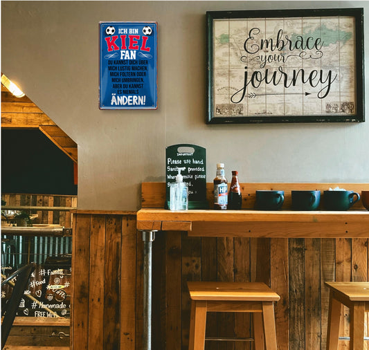 Blechschild ''Kiel Fan ´20'' 20x30cm