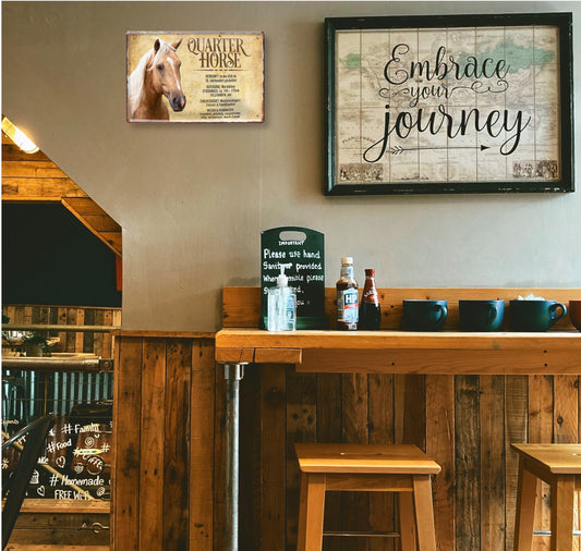 Blechschild ''Quarter'' 20x30cm