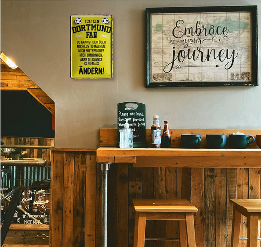 Blechschild ''Dortmund Fan ´19'' 20x30cm