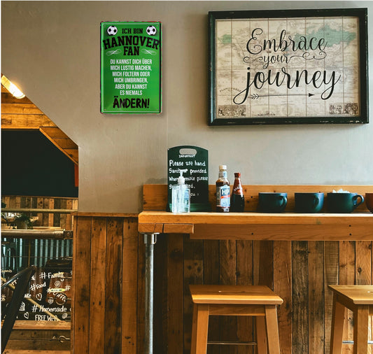 Blechschild ''Hannover Fan ´19'' 20x30cm