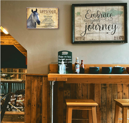 Blechschild ''Lippizaner'' 20x30cm