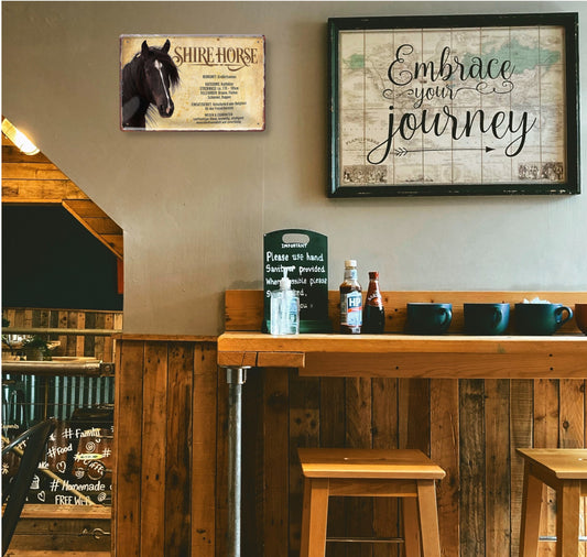 Blechschild ''Shire'' 20x30cm