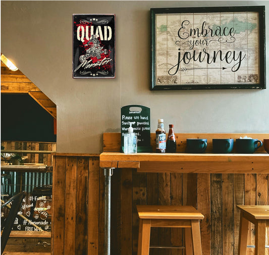 Blechschild ''Quad Monster'' 20x30cm