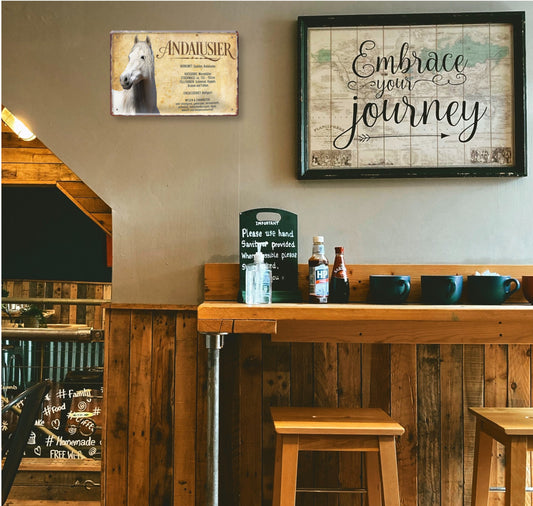 Blechschild ''Andalusier'' 20x30cm