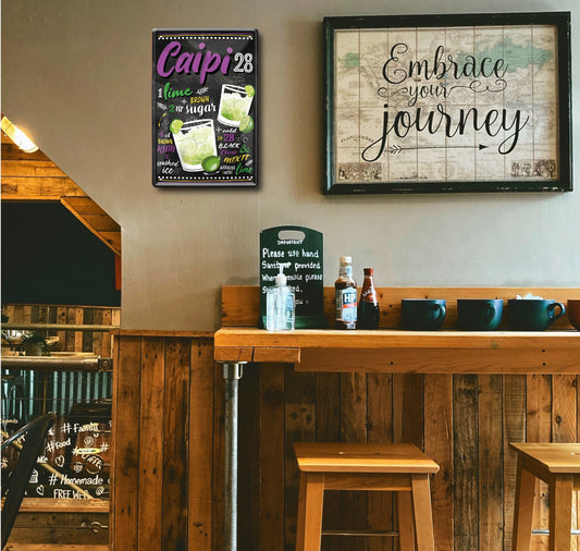 Blechschild ''Caipi 28'' 20x30cm