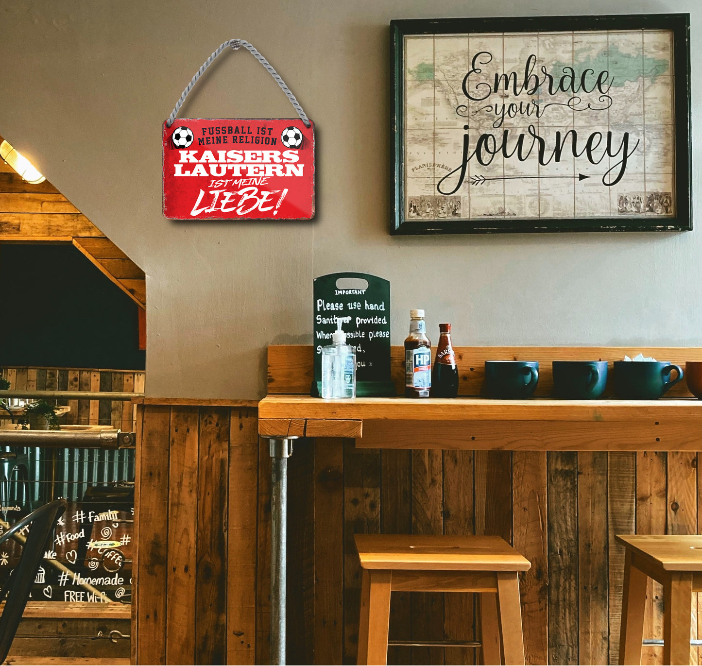 Blechschilder ''Fußball 2 von 5'' Bayern Dortmund Freiburg Köln Mönchengladbach Pauli uvm 18x12cm