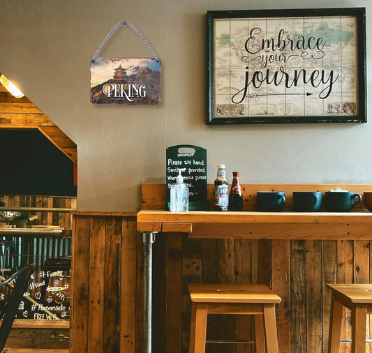 Blechschild ''Peking'' 18x12cm