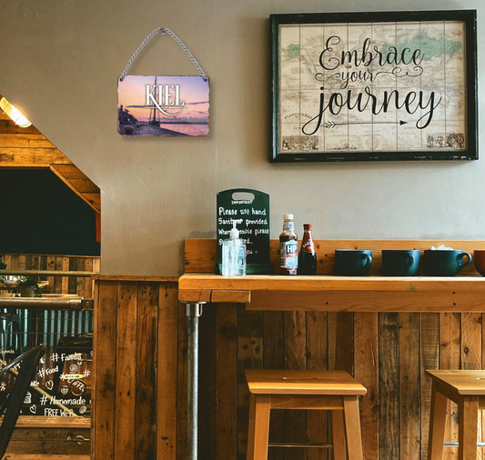 Blechschild ''Kiel'' 18x12cm