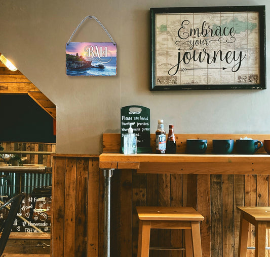 Blechschild ''Bali'' 18x12cm