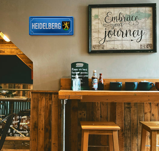 Blechschild ''Heidelberg'' 28x12cm