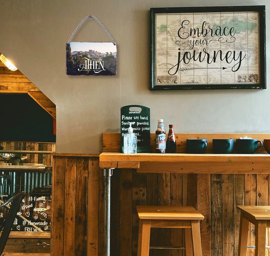 Blechschild ''Athen'' 18x12cm