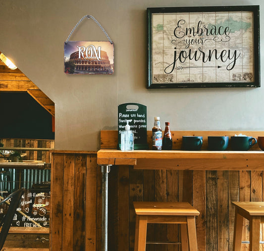 Blechschild ''Rom'' 18x12cm