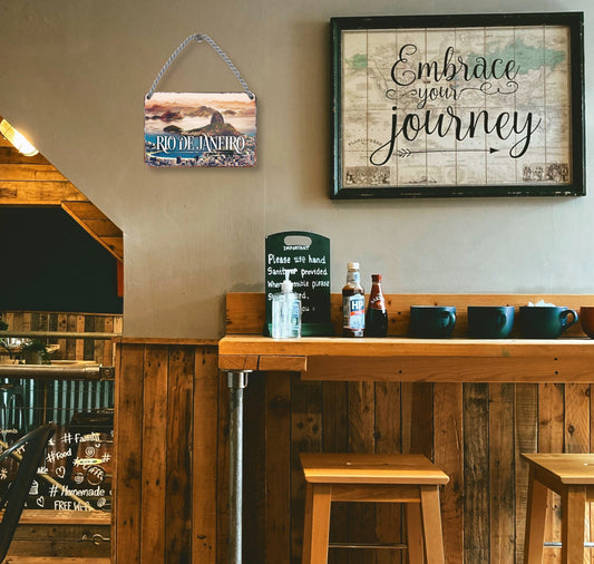 Blechschild ''Rio de Janeiro'' 18x12cm