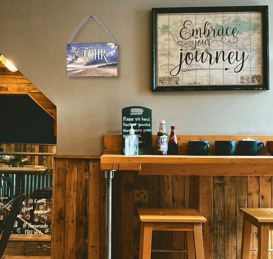 Blechschild ''Föhr'' 18x12cm