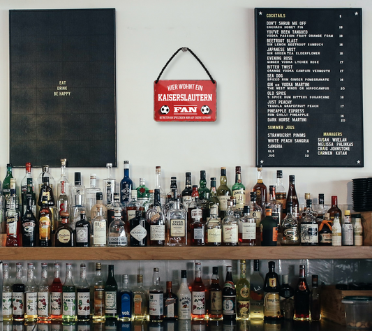 Blechschild ''Kaiserslautern Fan'' 18x12cm