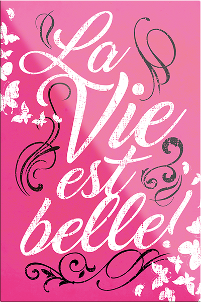 Magnet ''La Vie est belle''