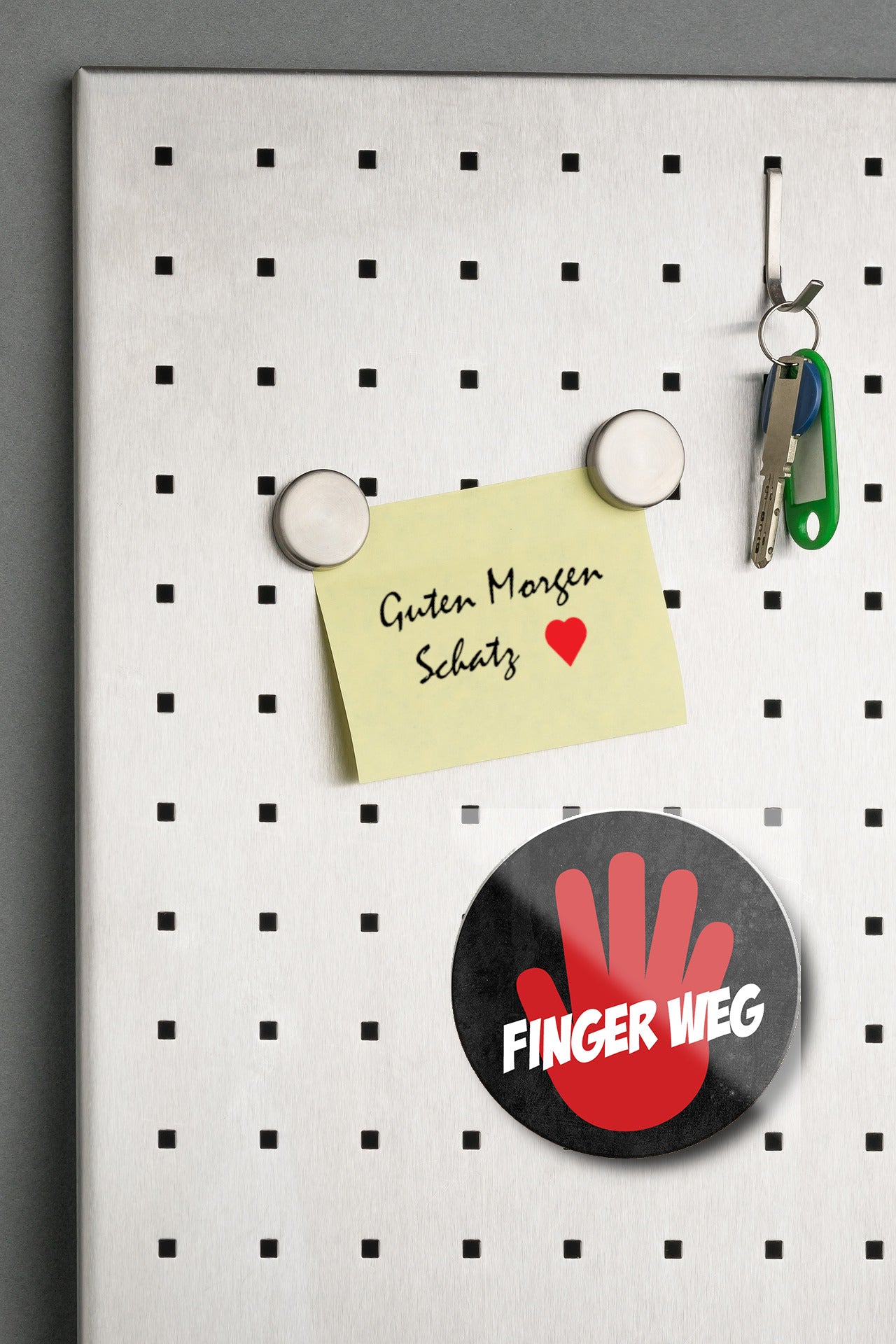 Magnet ''Finger weg'' 8x8x0,3cm