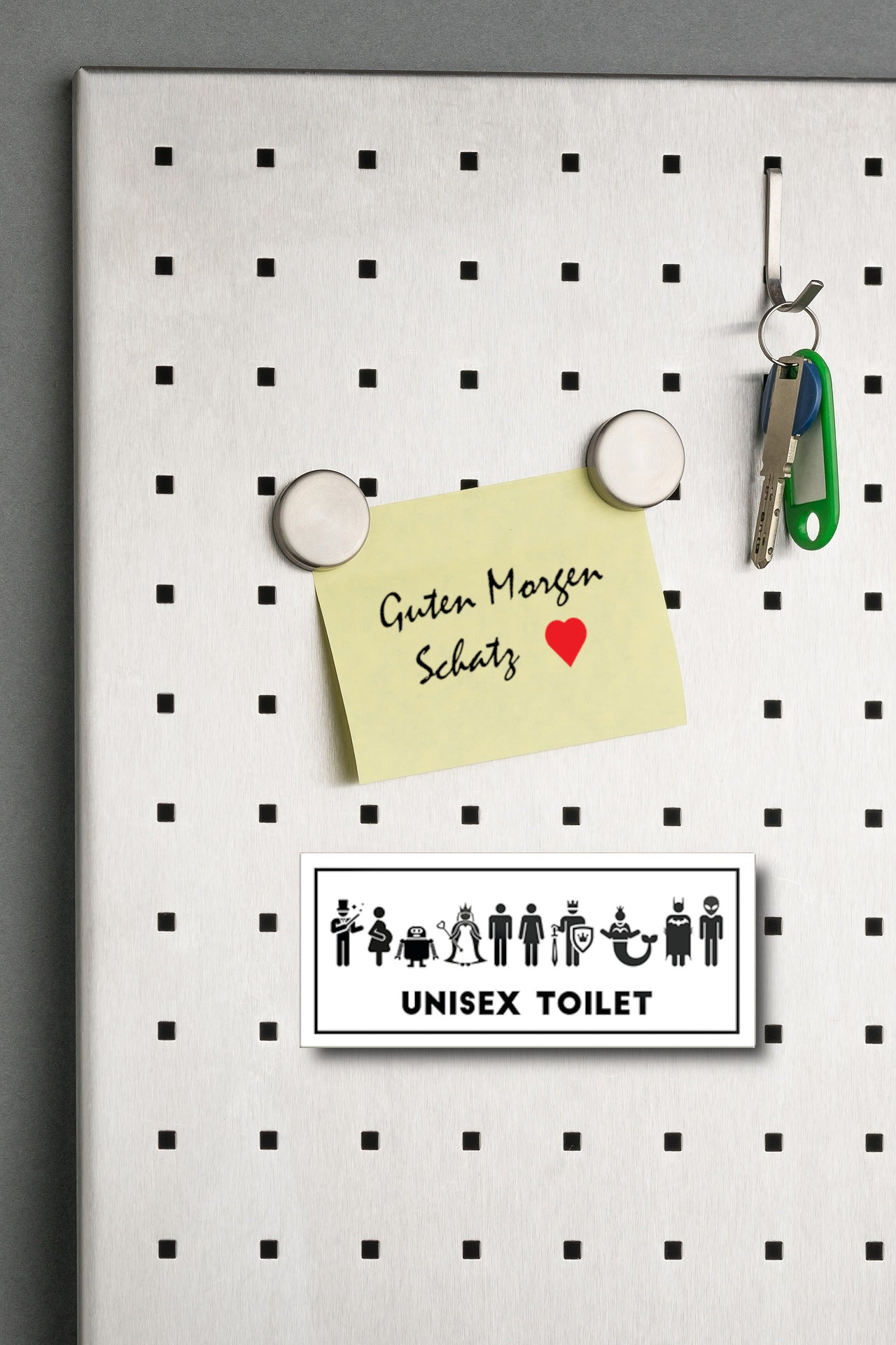Magnet ''Unisex Toilet'' 9,3x4cm