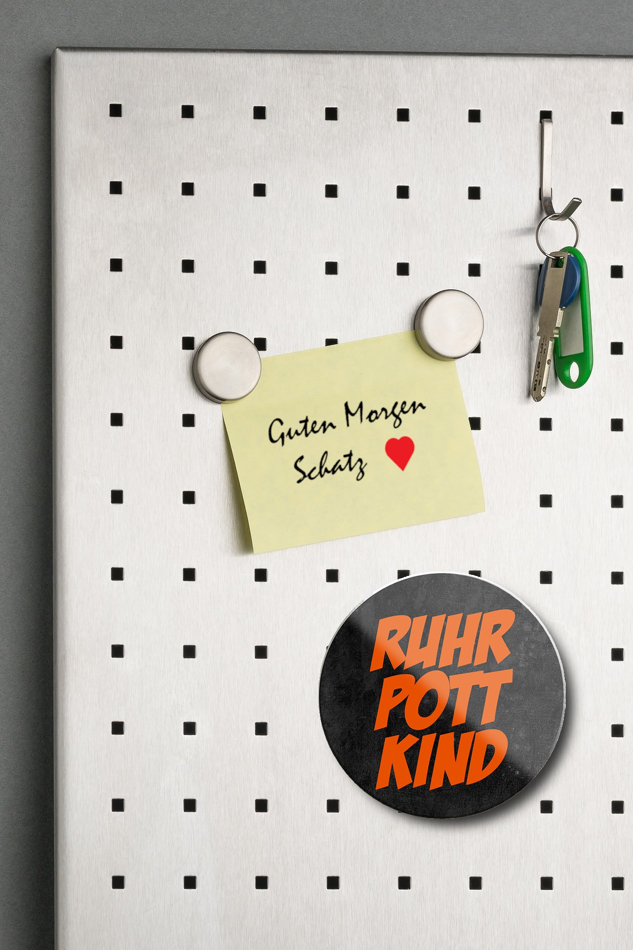 Magnet ''Ruhrpottkind'' 8x8x0,3cm