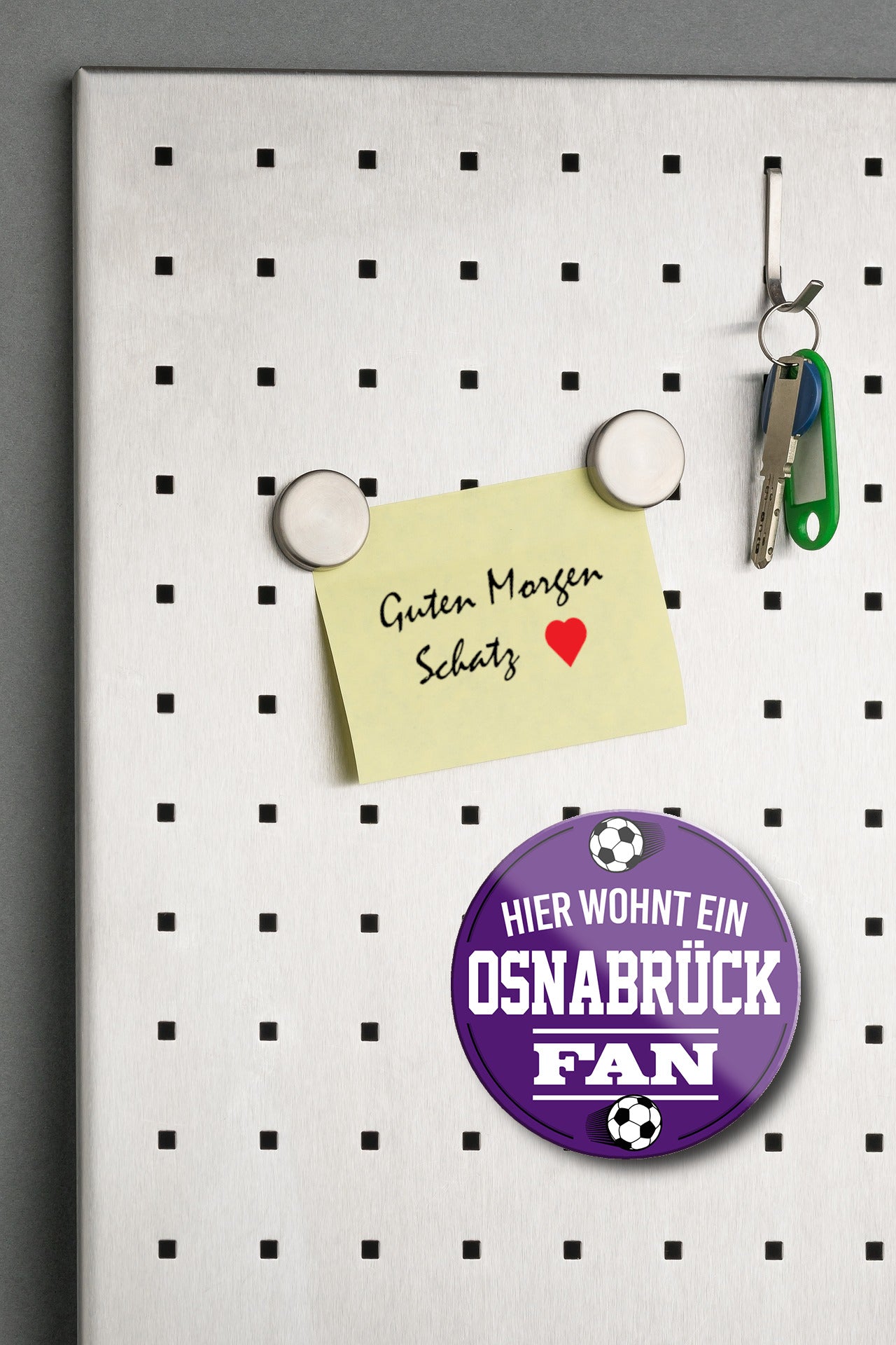 Magnet ''Osnabrück Fan'' 8x8x0,3cm