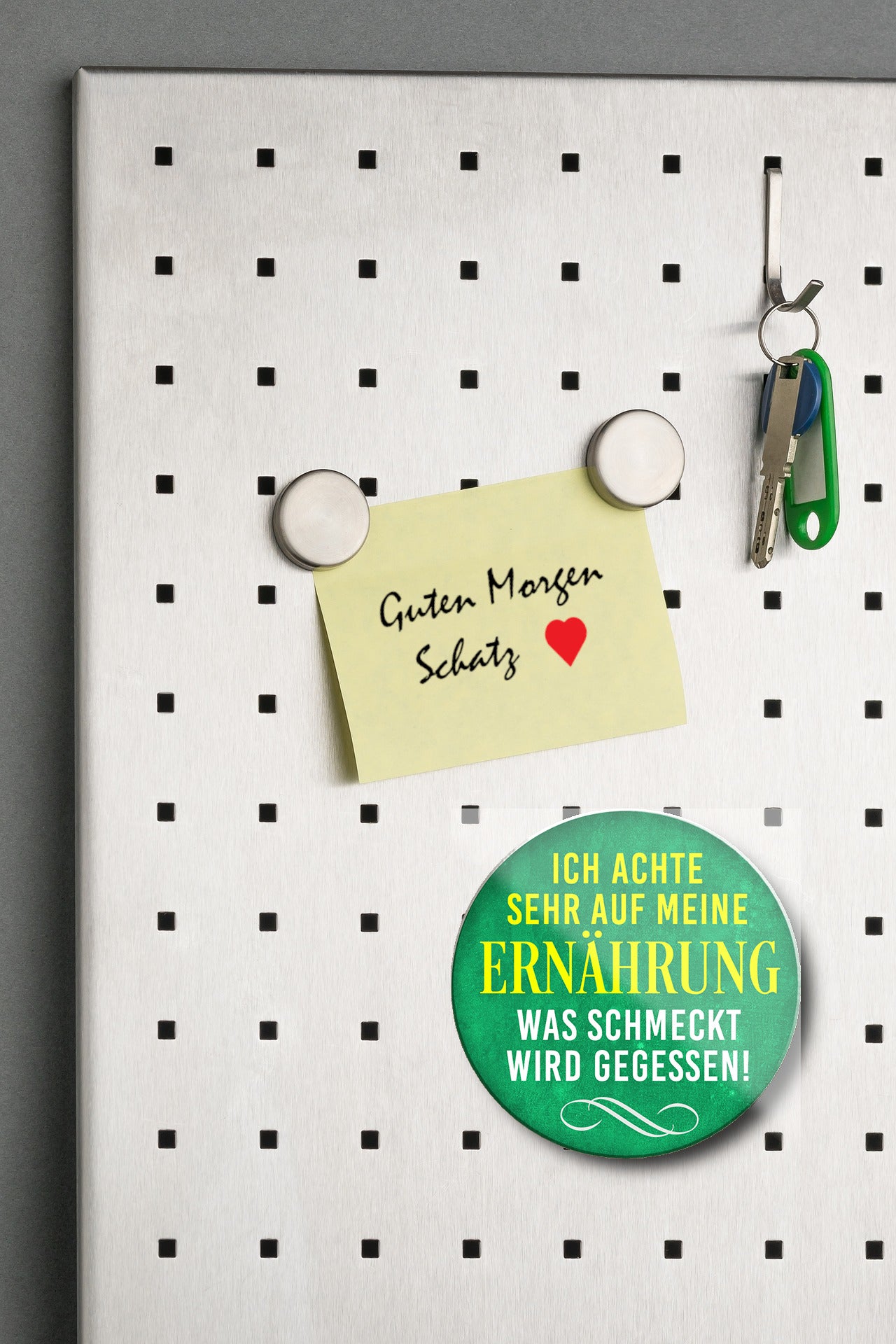 Magnet ''I pay a lot of attention to my diet'' 8x8x0.3cm