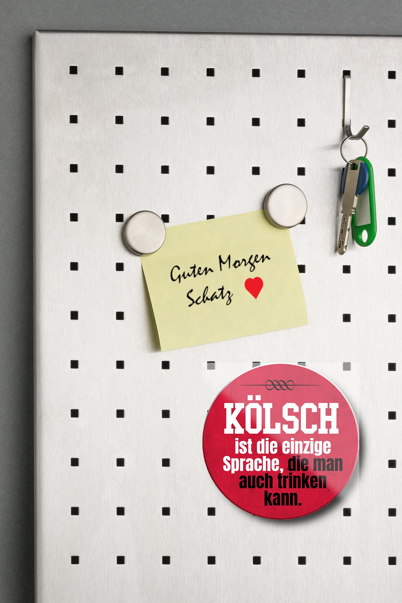 Magnet ''Kölsch ist die einzige Sprache'' 8x8x0,3cm
