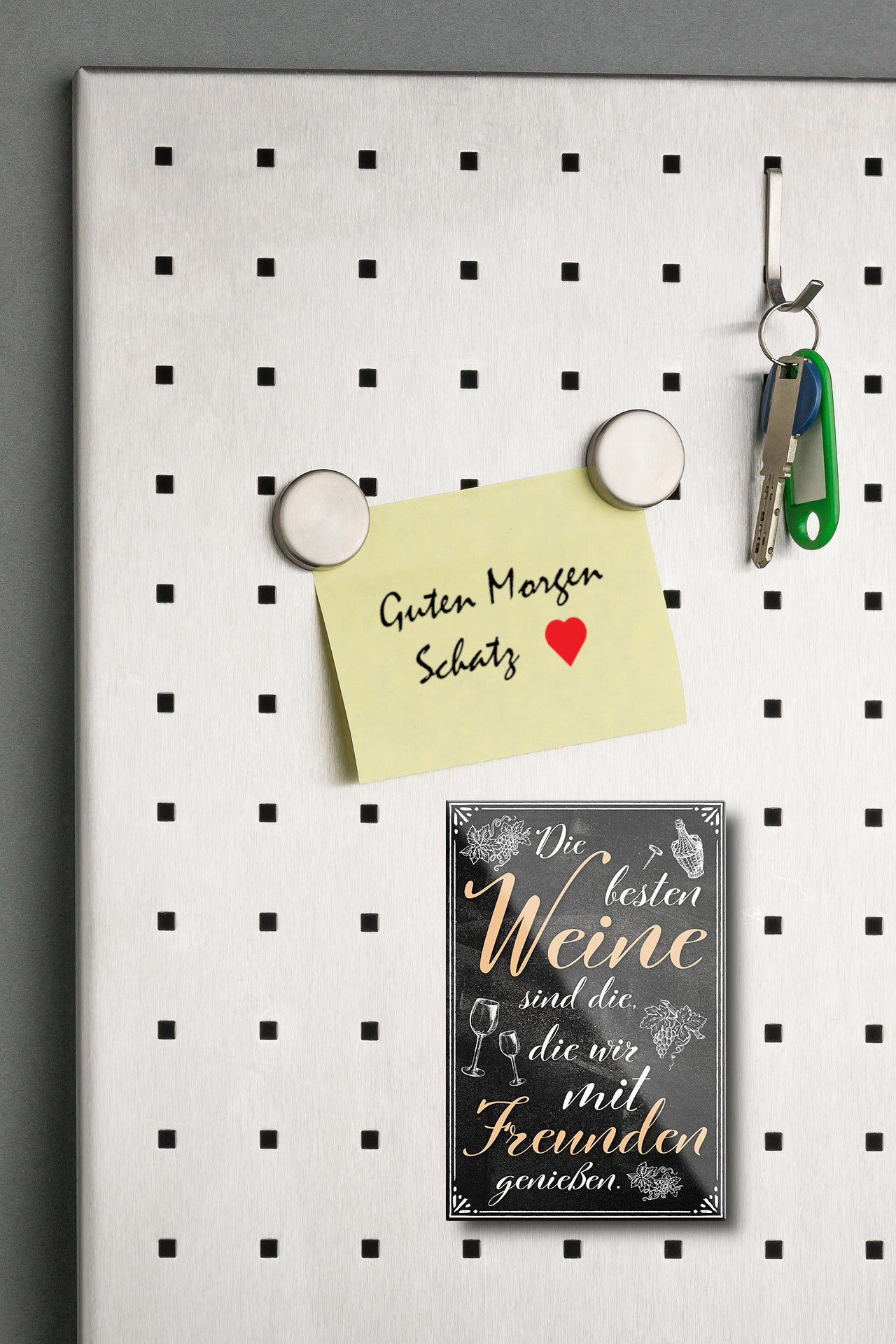 Magnet ''Die besten Weine'' 9x6x0,3cm