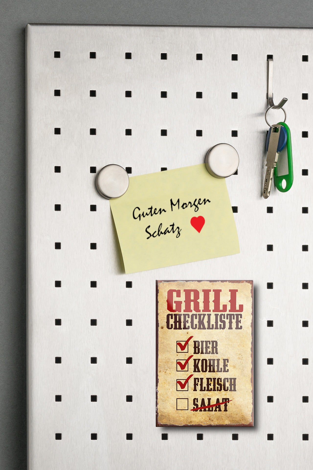 Magnet ''Grill Checklsite'' 9x6x0,3cm
