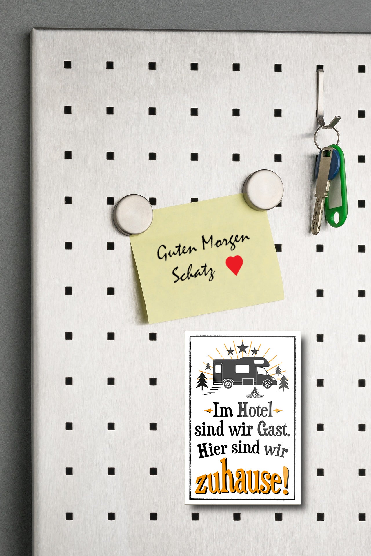 Magnet ''Im Hotel sind wir Gast'' 9x6x0,3cm