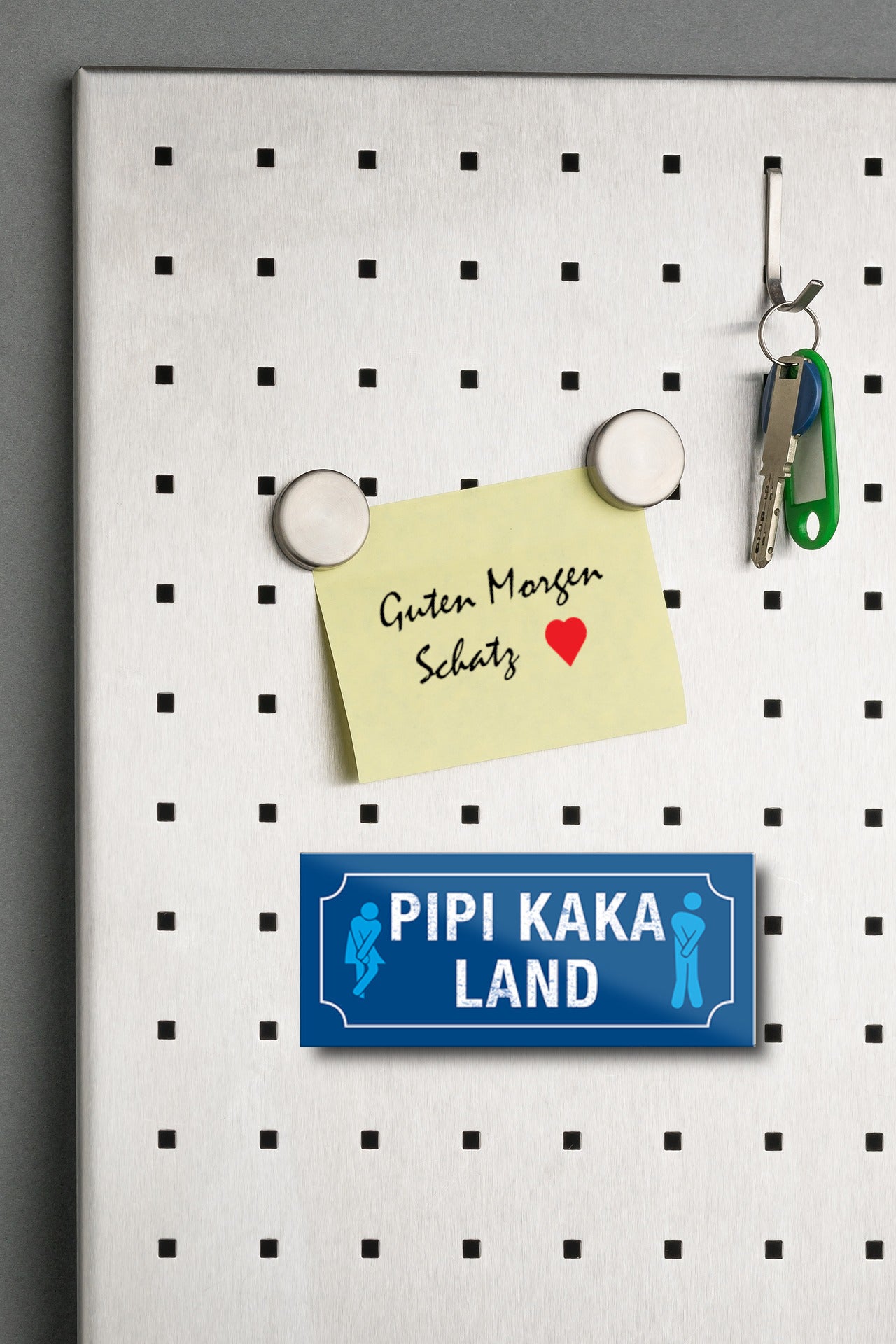 Magnet ''Pipi Kaka Land'' 9,3x4cm