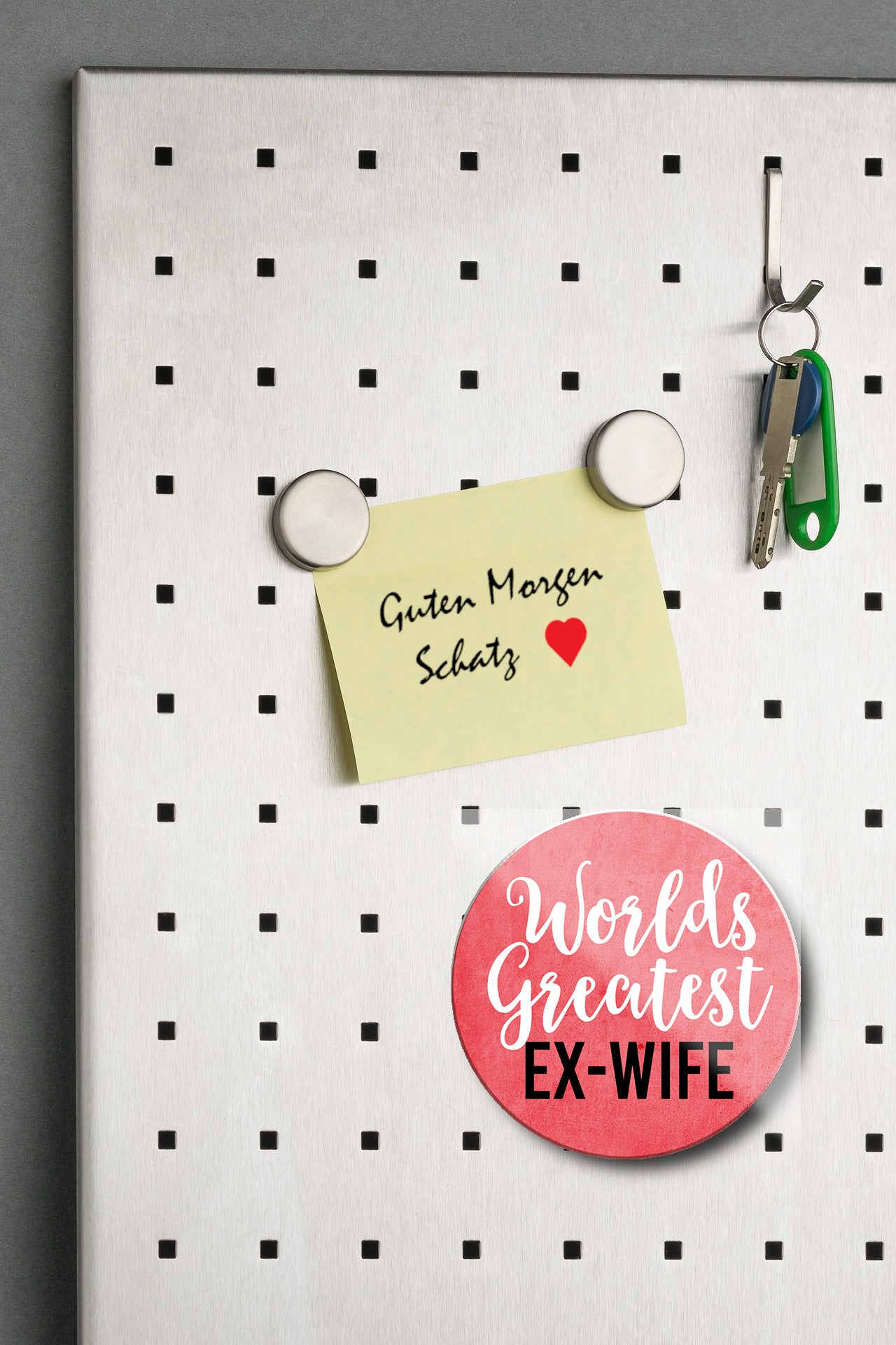 Magnet ''Worlds Greatest Ex-Wife'' 8x8x0,3cm