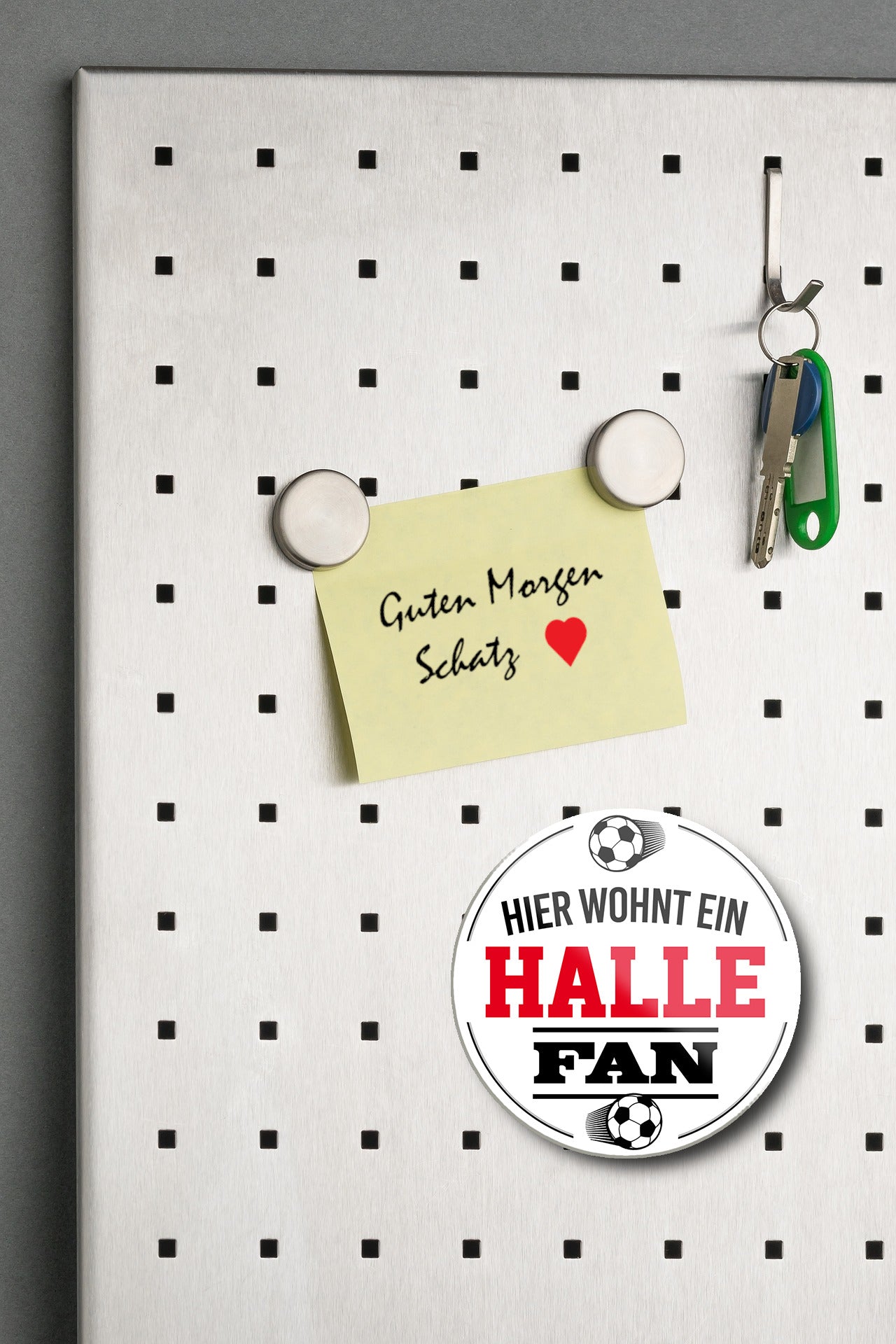 Magnet ''Halle Fan'' 8x8x0,3cm