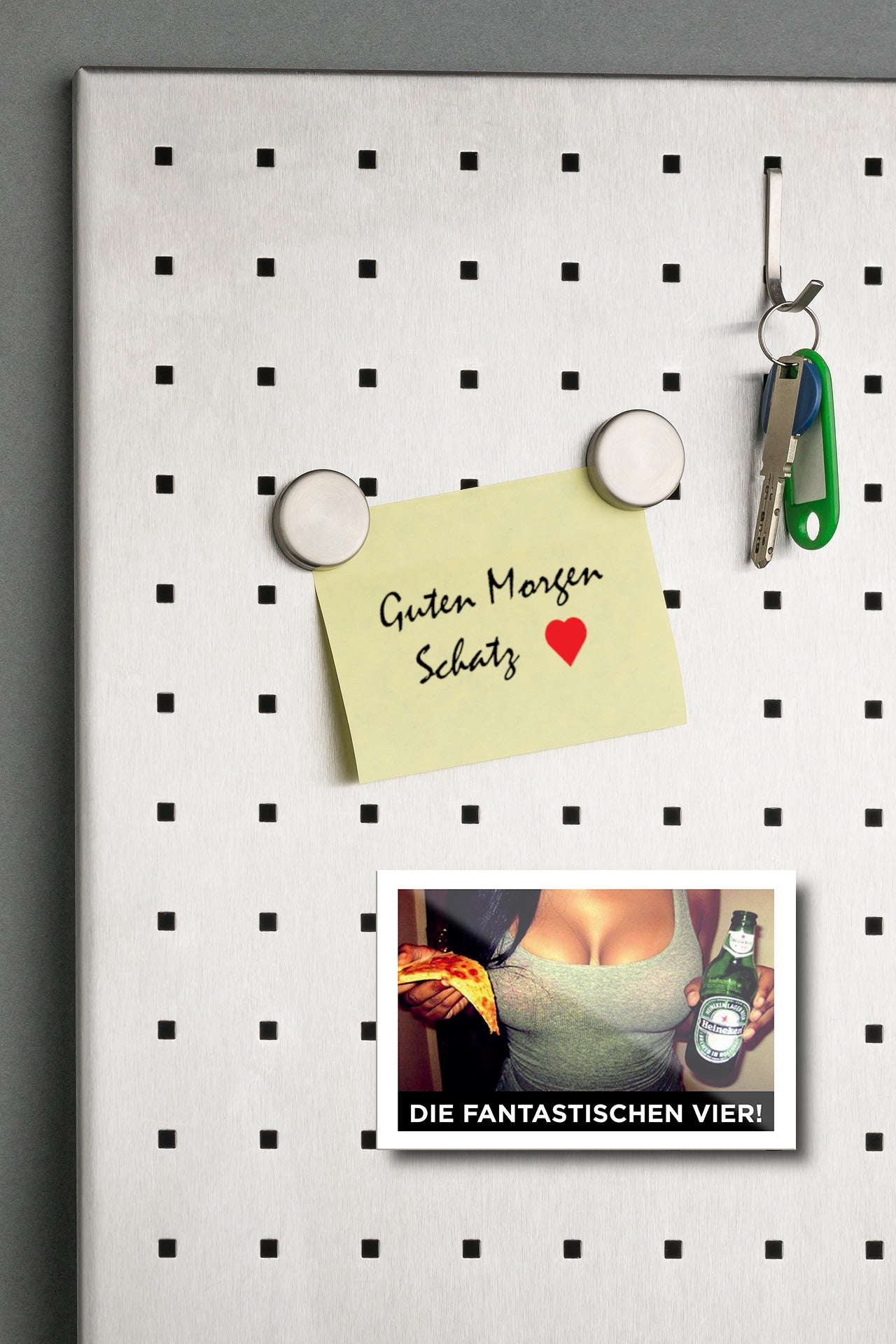 Magnet ''Die Fantastischen Vier'' 9x6x0,3cm