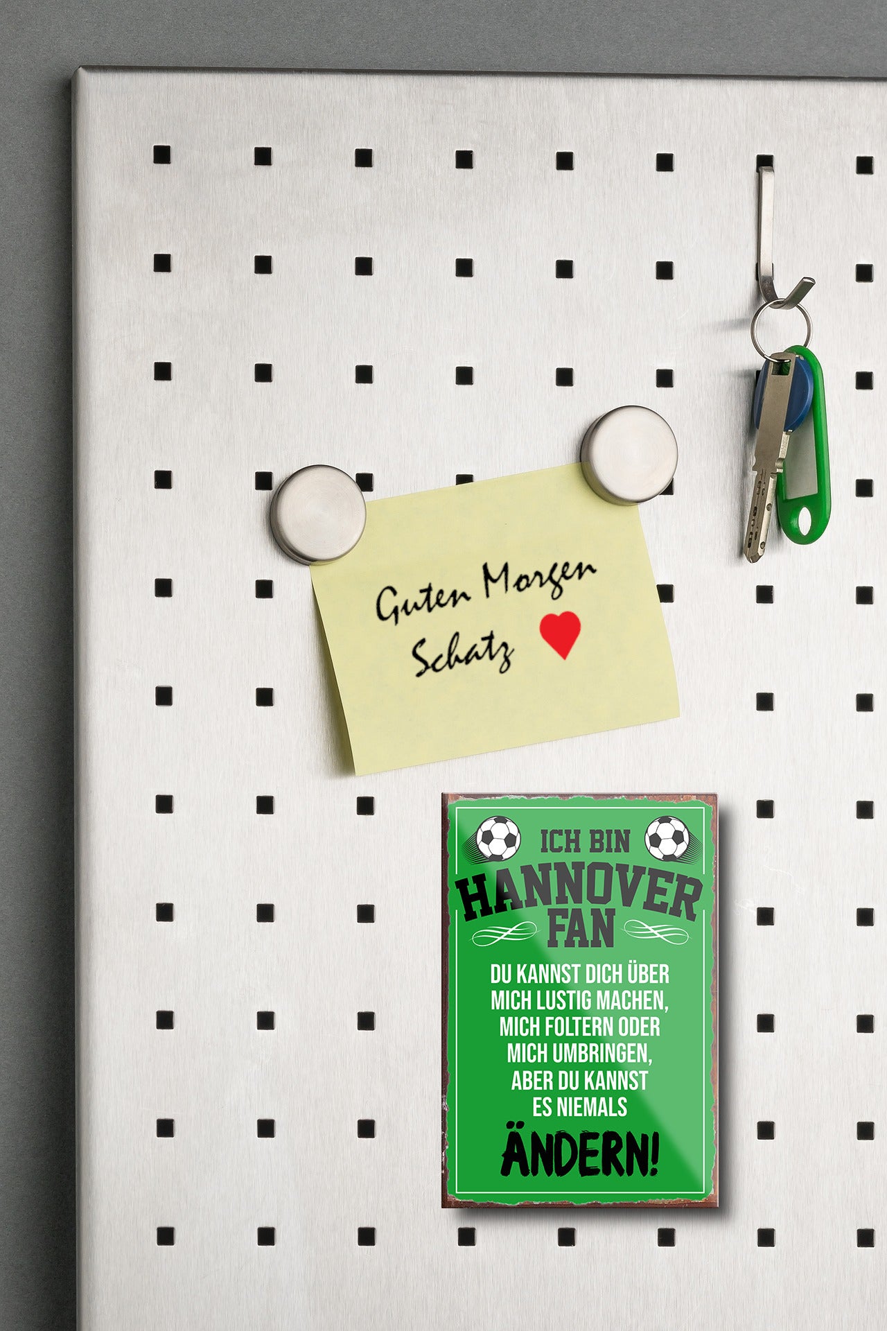 Magnet ''Hannover Fan'' 9x6x0,3cm