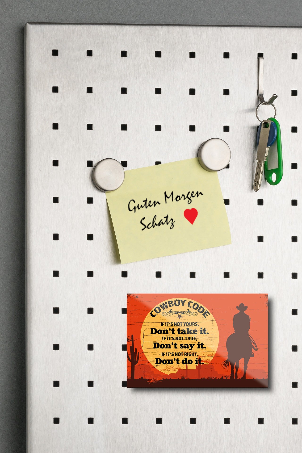 Magnet ''Cowboy Code'' 9x6x0,3cm