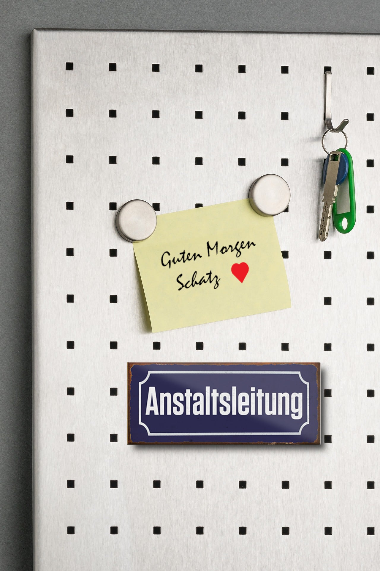 Magnet ''Anstaltsleitung'' 9,3x4cm