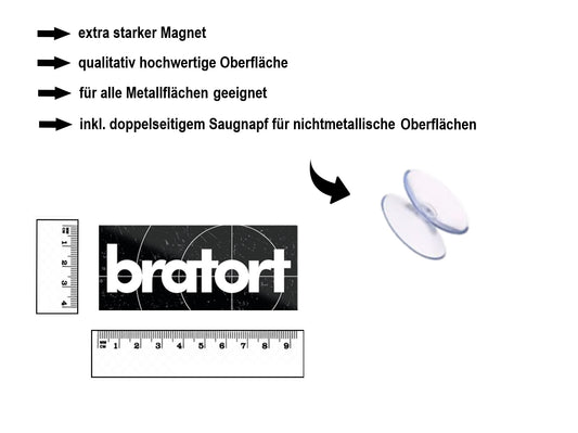 Magnet ''Bratort'' 9,3x4cm